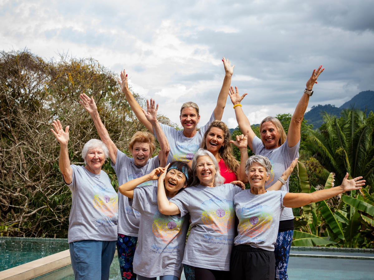 Women's group on retreat in Costa Rica